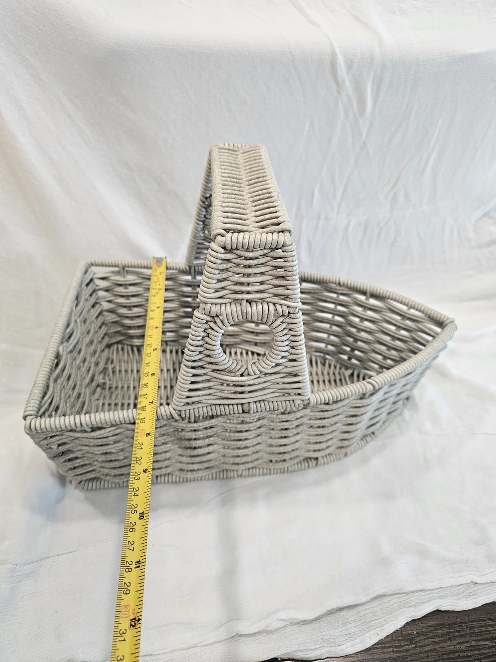 Tug Boat Plastic Wickerlike Nantucket Style Basket